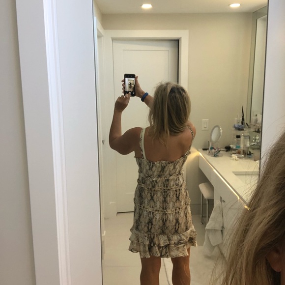 Olivaceous snake print elastic fitted Sz medium - Picture 2 of 4